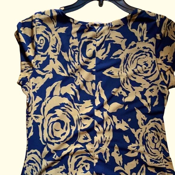 Rodan small boutique top shirt blouse flowy boho unique floral S - Picture 5 of 7